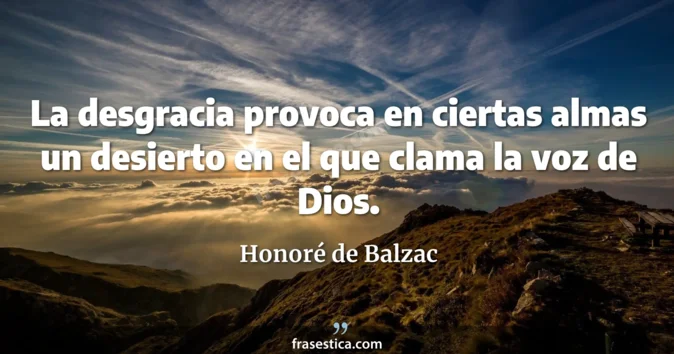 Cita de Honoré de Balzac