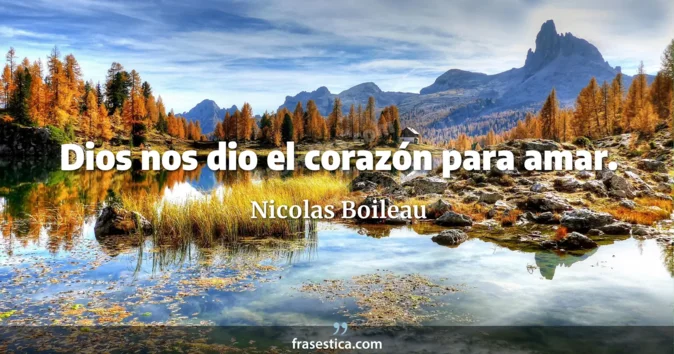 Cita de Nicolas Boileau