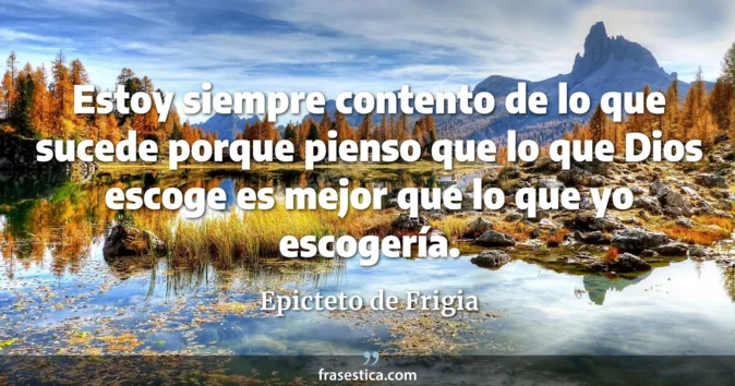 Cita de Epicteto de Frigia