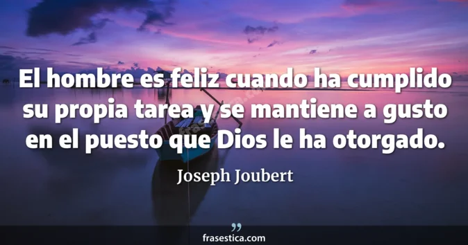 Cita de Joseph Joubert