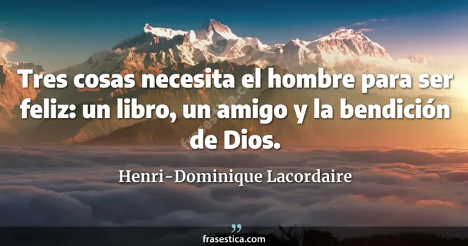 Cita de Henri-Dominique Lacordaire