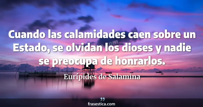 Cita de Eurípides de Salamina