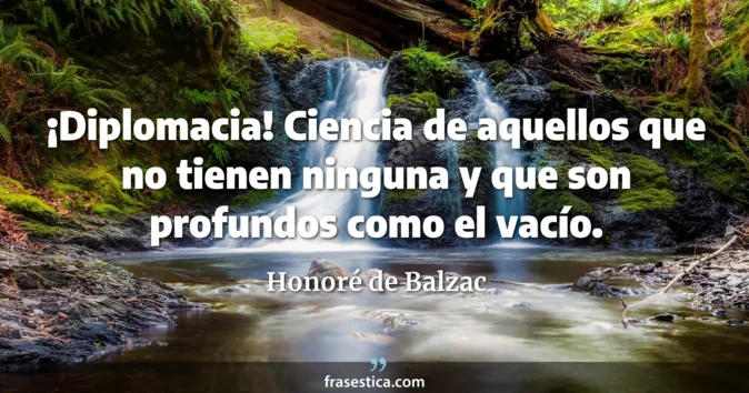Cita de Honoré de Balzac