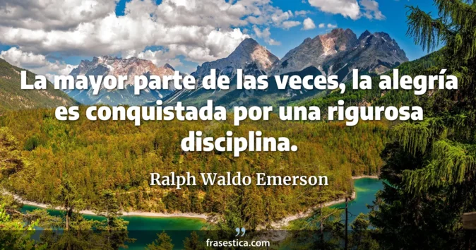 Cita de Ralph Waldo Emerson