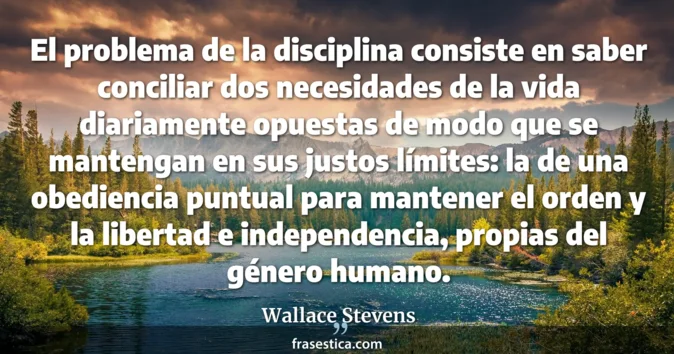 Cita de Wallace Stevens