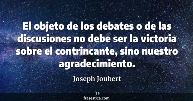 Cita de Joseph Joubert