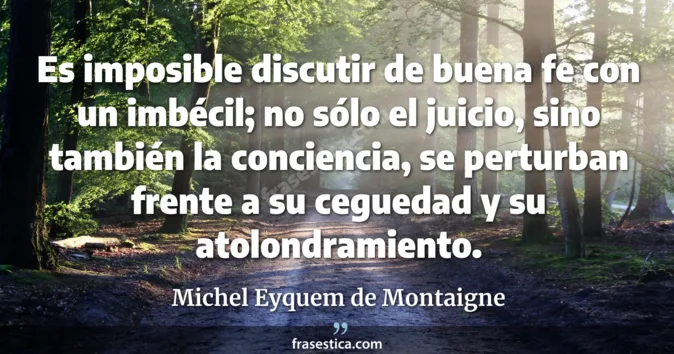 Cita de Michel Eyquem de Montaigne