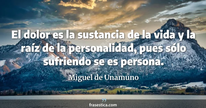 Cita de Miguel de Unamuno