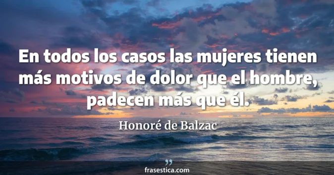 Cita de Honoré de Balzac