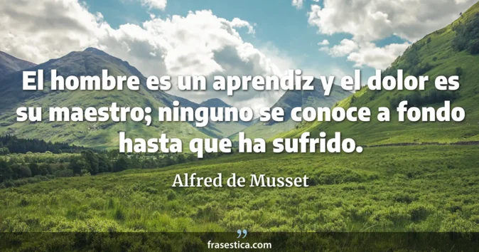 Cita de Alfred de Musset