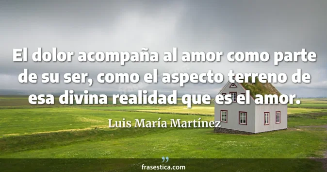 Cita de Luis María Martínez