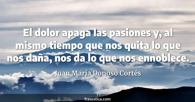 Cita de Juan María Donoso Cortés