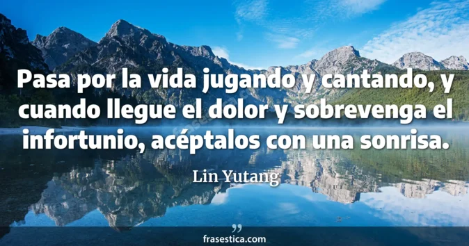 Cita de Lin Yutang