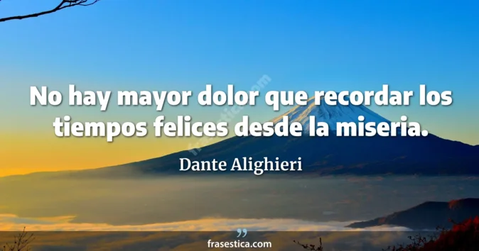 Cita de Dante Alighieri
