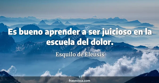 Cita de Esquilo de Eleusis