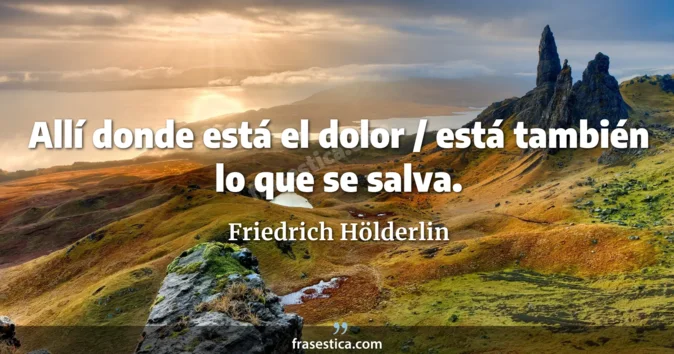 Cita de Friedrich Hölderlin