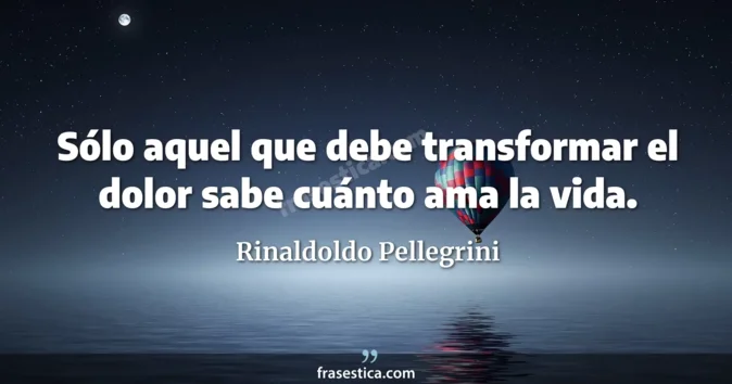 Cita de Rinaldoldo Pellegrini