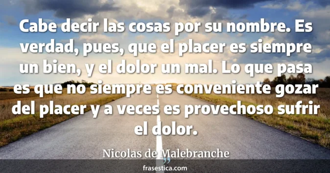 Cita de Nicolas de Malebranche