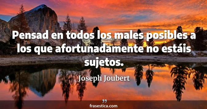 Cita de Joseph Joubert