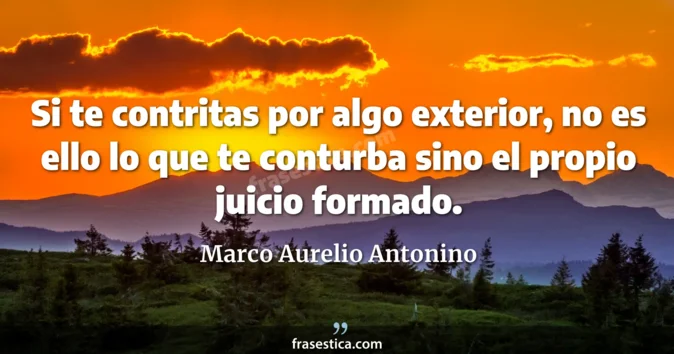 Cita de Marco Aurelio Antonino