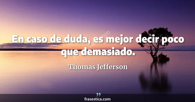 Cita de Thomas Jefferson