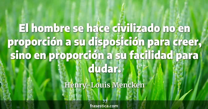 Cita de Henry-Louis Mencken