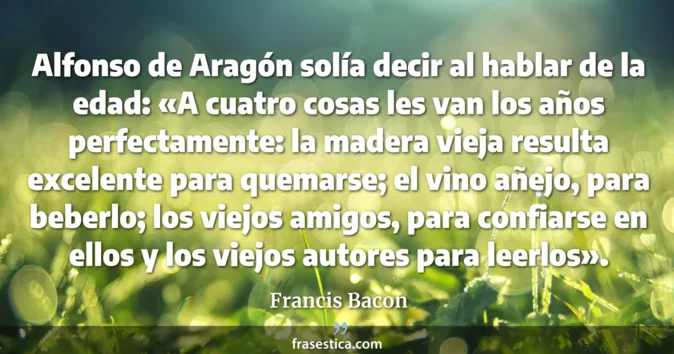 Cita de Francis Bacon