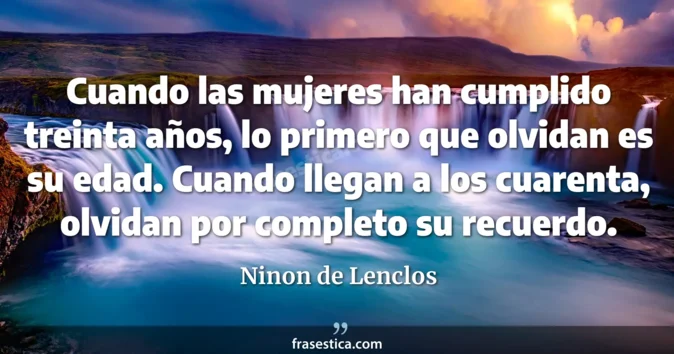 Cita de Ninon de Lenclos