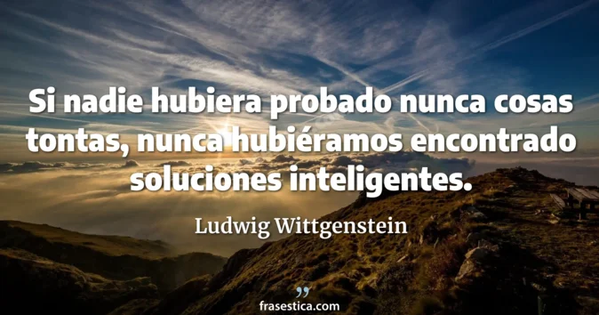 Cita de Ludwig Wittgenstein