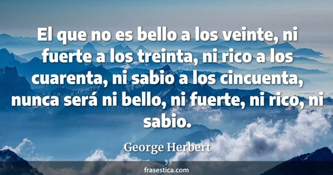 Cita de George Herbert