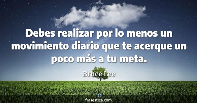 Cita de Bruce Lee