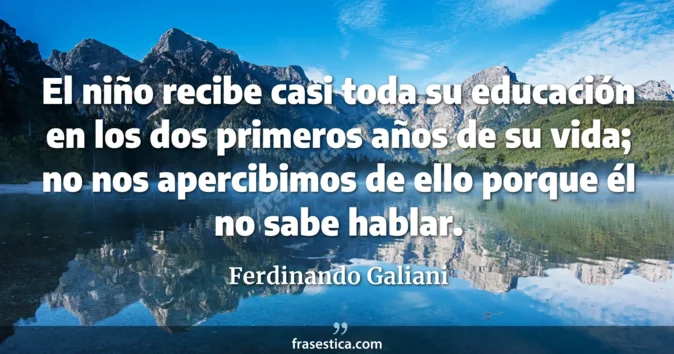 Cita de Ferdinando Galiani