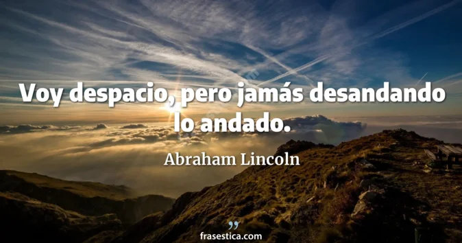 Cita de Abraham Lincoln