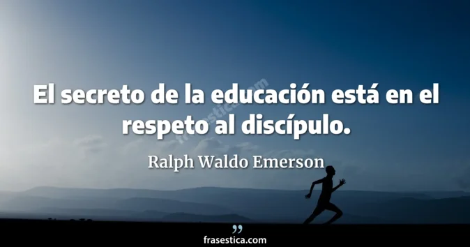 Cita de Ralph Waldo Emerson