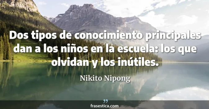 Cita de Nikito Nipong