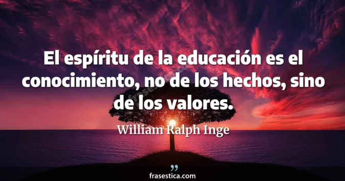 Cita de William Ralph Inge