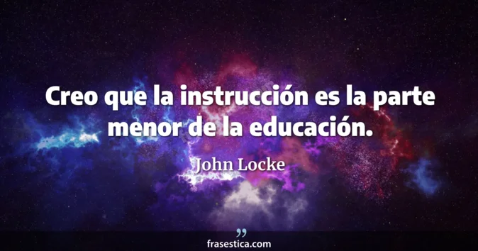 Cita de John Locke