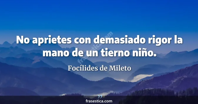 Cita de Focílides de Mileto