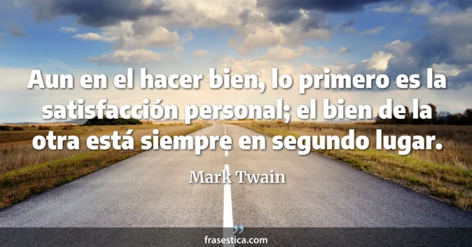 Cita de Mark Twain