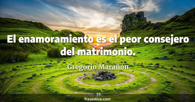 Cita de Gregorio Marañón