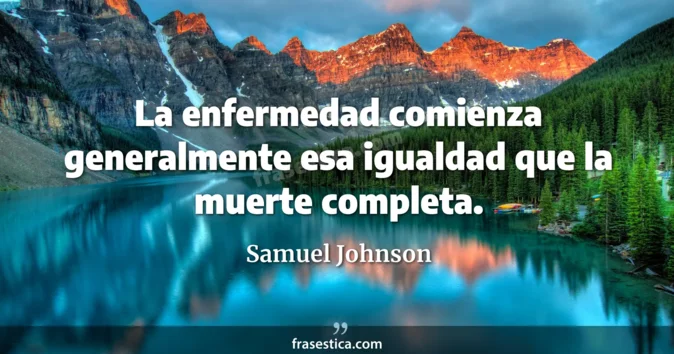 Cita de Samuel Johnson