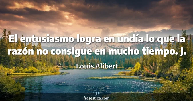 Cita de Louis Alibert