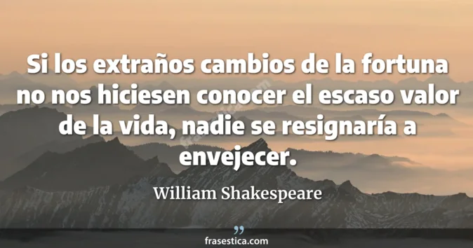 Cita de William Shakespeare