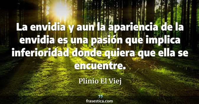 Cita de Plinio El Viej