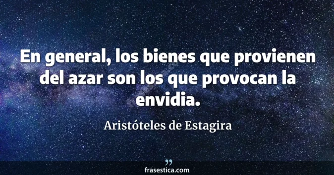 Cita de Aristóteles de Estagira