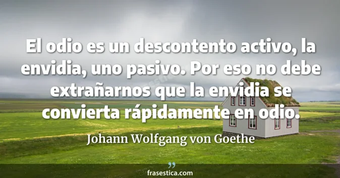 Cita de Johann Wolfgang von Goethe