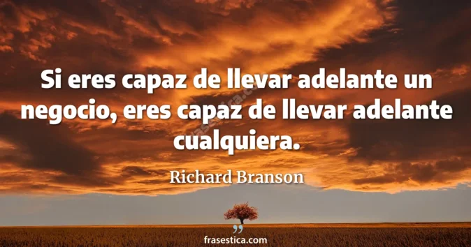Cita de Richard Branson