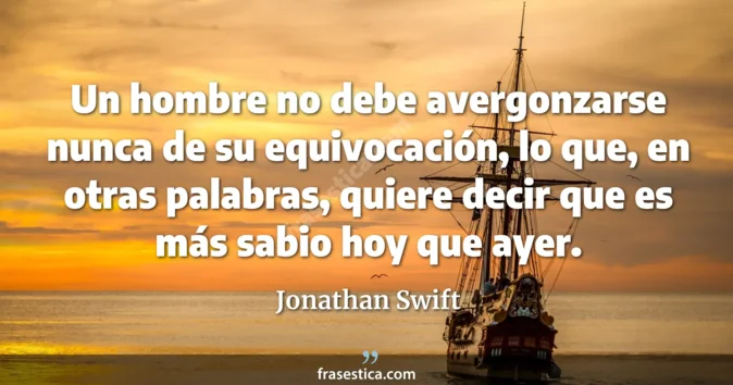 Cita de Jonathan Swift