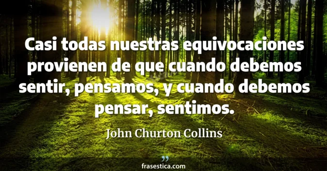 Cita de John Churton Collins