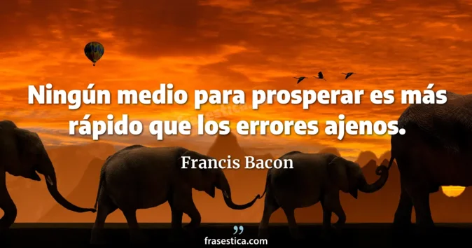 Cita de Francis Bacon